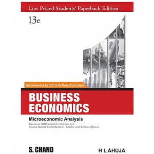 S. Chand's Business Economics: Microeconomic Analysis by H. L. Ahuja